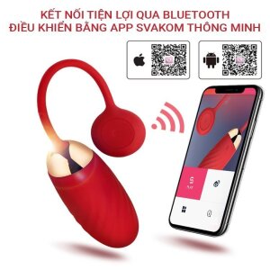 Trứng rung Svakom Ella điều khiển thông qua Bluetooth bằng điện thoại DV928