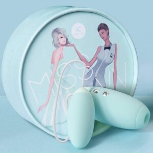 Trứng rung 2 đầu có hút bú hút điểm G cực mạnh Kiss Toy DV943