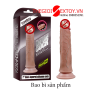 Dương vật giả Lovetoy không rung, không dái 7'' Dual-layered silicon cock 2 lớp da silicon DV107