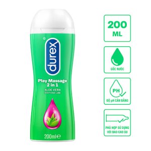 Gel bôi trơn durex play massage 200ml G107