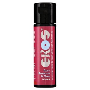 Gel bôi trơn gốc nước EROS Aqua Sensation & Care Woman 100ml làm hồng âm đạo  G109