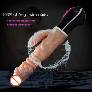 Dương vật giả Xinlv Flexible Bending rung ngoáy thụt và tỏa nhiệt DV272