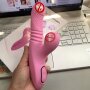 Cu giả Sex Massager rung thụt hút và tỏa nhiệt DV276B