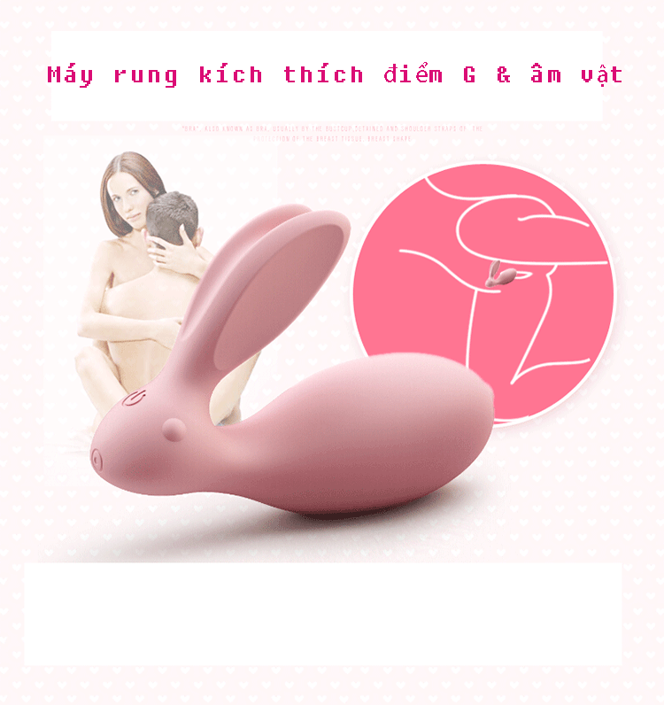 Máy rung tình yêu Luxluve Rabbit 7C chú thỏ kích thích điểm G