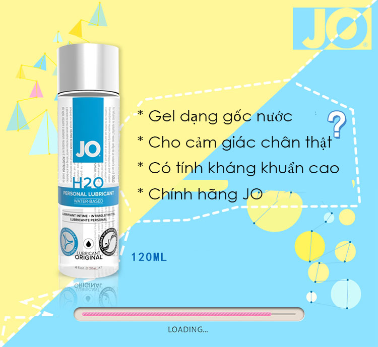 gel bôi trơn gốc nước jo h2o độ nhớt cao G116