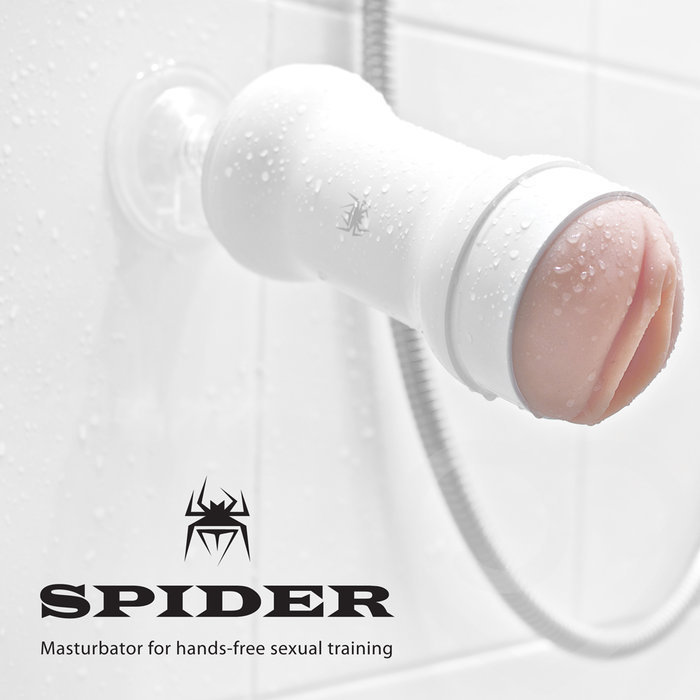 Âm đạo giả gắn tường Spider có rung AD408