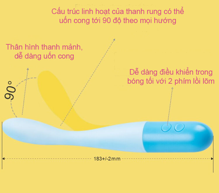 Thanh rung massage Durex Slim Vibrator 2